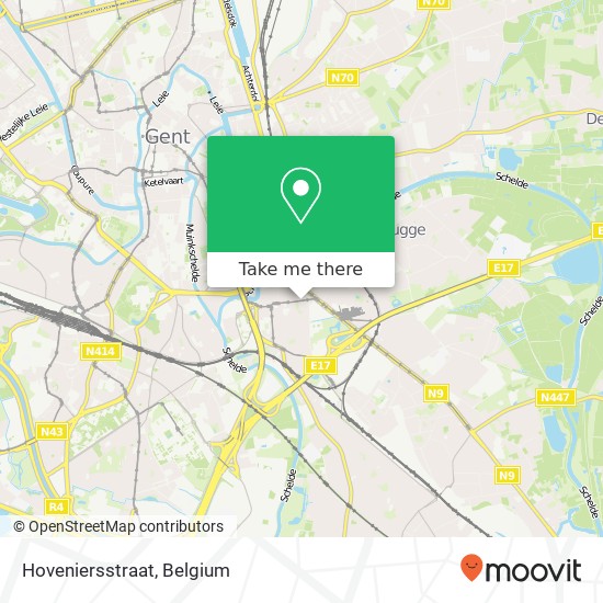 Hoveniersstraat map
