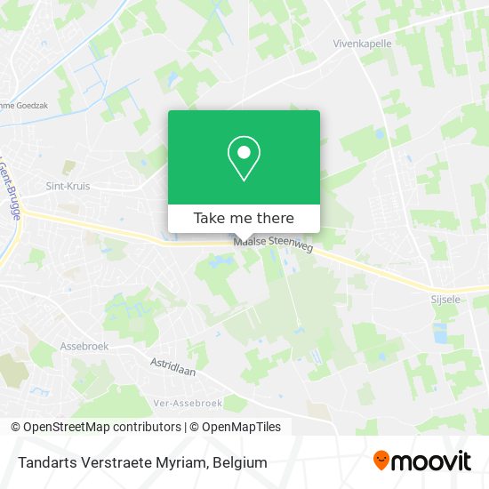 Tandarts Verstraete Myriam map