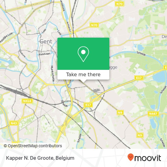 Kapper N. De Groote map