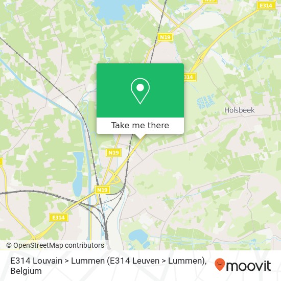 E314 Louvain > Lummen plan