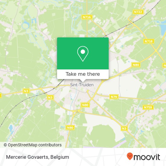 Mercerie Govaerts map