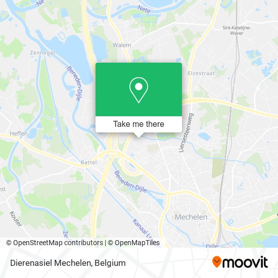 Dierenasiel Mechelen plan