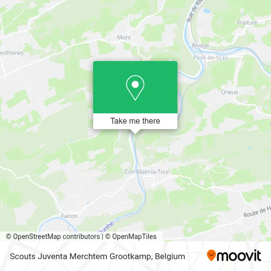 Scouts Juventa Merchtem Grootkamp map