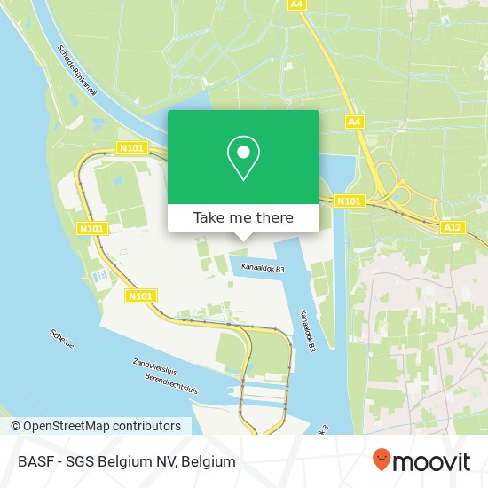BASF - SGS Belgium NV map
