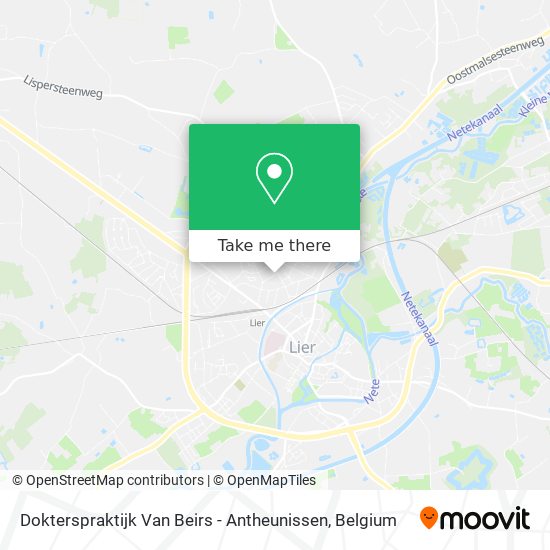 Dokterspraktijk Van Beirs - Antheunissen map