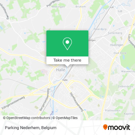 Parking Nederhem map