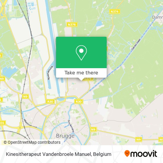 Kinesitherapeut Vandenbroele Manuel map