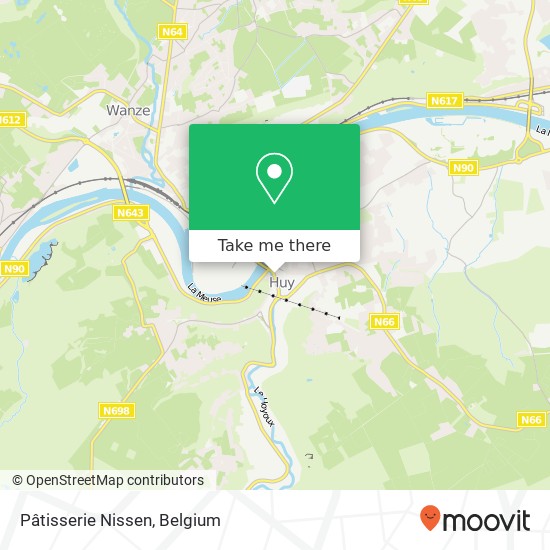 Pâtisserie Nissen map