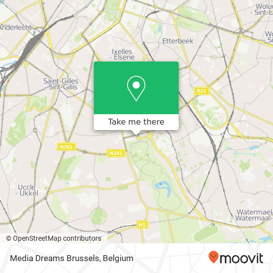 Media Dreams Brussels map