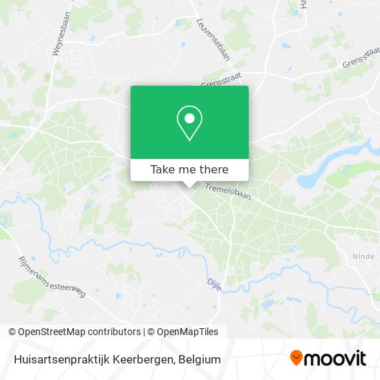 Huisartsenpraktijk Keerbergen map