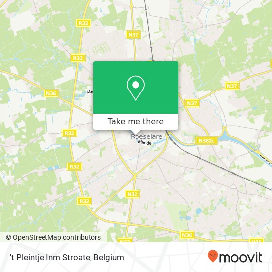 't Pleintje Inm Stroate map