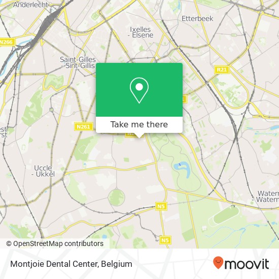 Montjoie Dental Center map