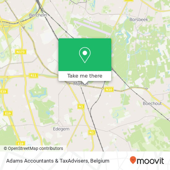 Adams Accountants & TaxAdvisers map