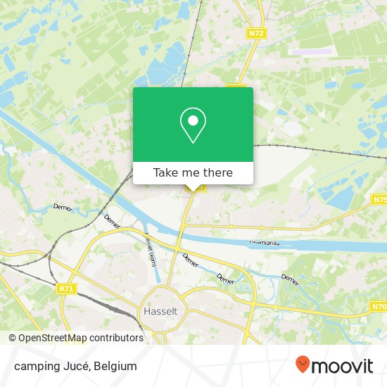 camping Jucé map