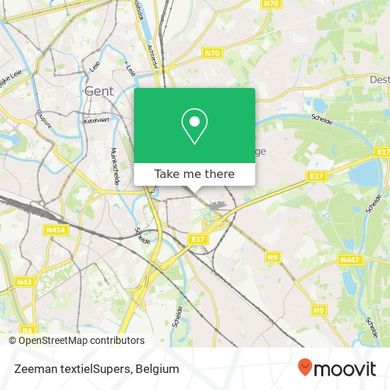 Zeeman textielSupers map