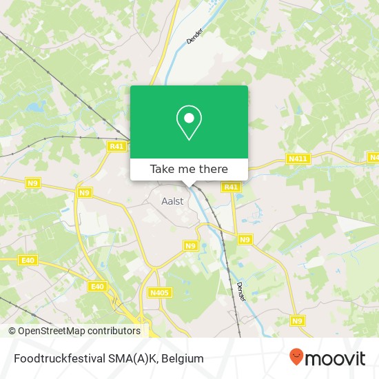 Foodtruckfestival SMA(A)K map