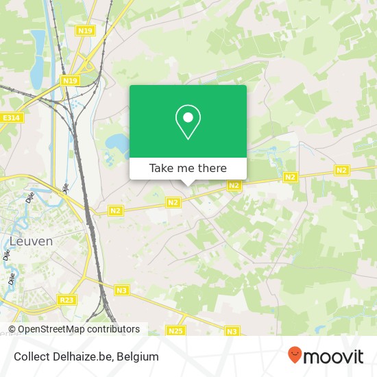 Collect Delhaize.be map