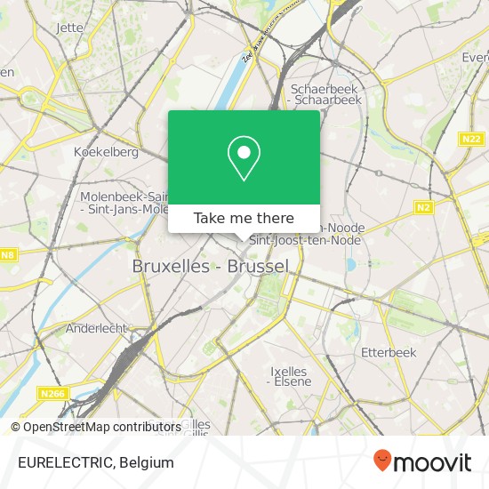 EURELECTRIC map