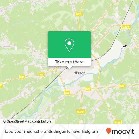 labo voor medische ontledingen Ninove map