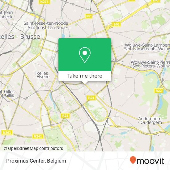 Proximus Center map