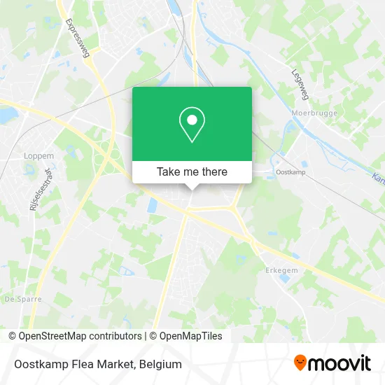 Oostkamp Flea Market map