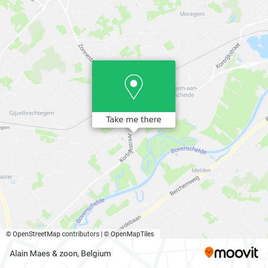 Alain Maes & zoon map