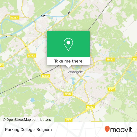 Parking College map