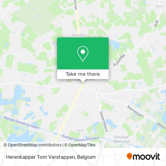 Herenkapper Tom Verstappen map