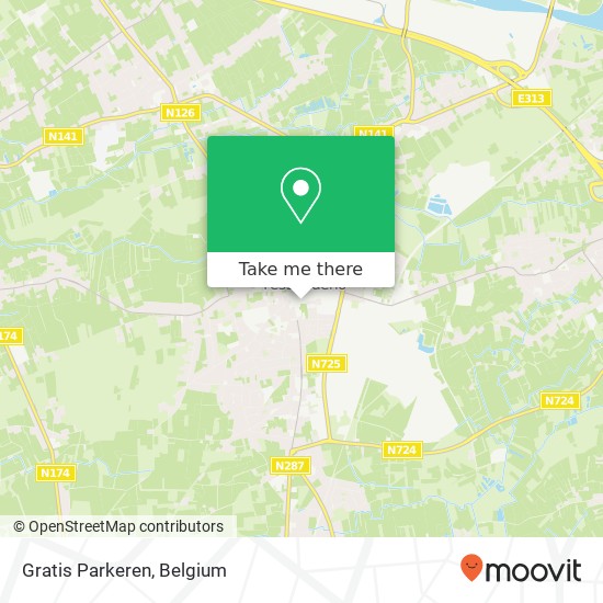 Gratis Parkeren map