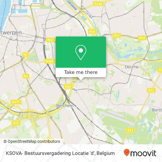 KSOVA- Bestuursvergadering Locatie 'd' plan