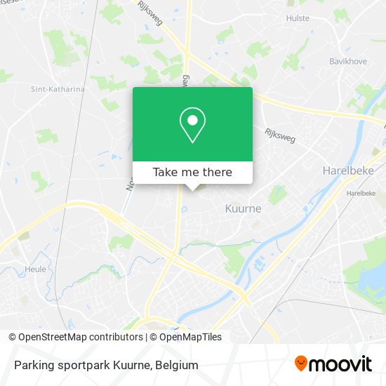 Parking sportpark Kuurne plan