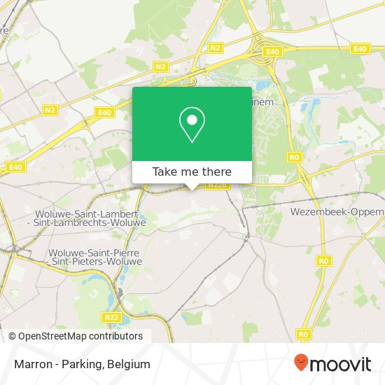 Marron - Parking map