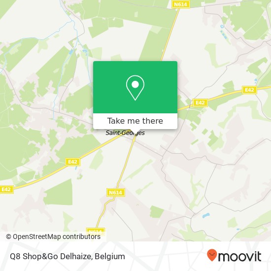 Q8 Shop&Go Delhaize map
