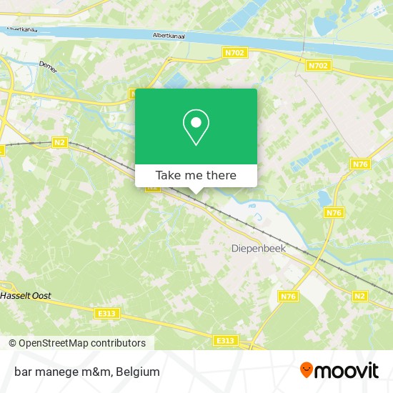 bar manege m&m map