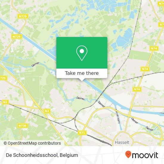 De Schoonheidsschool map