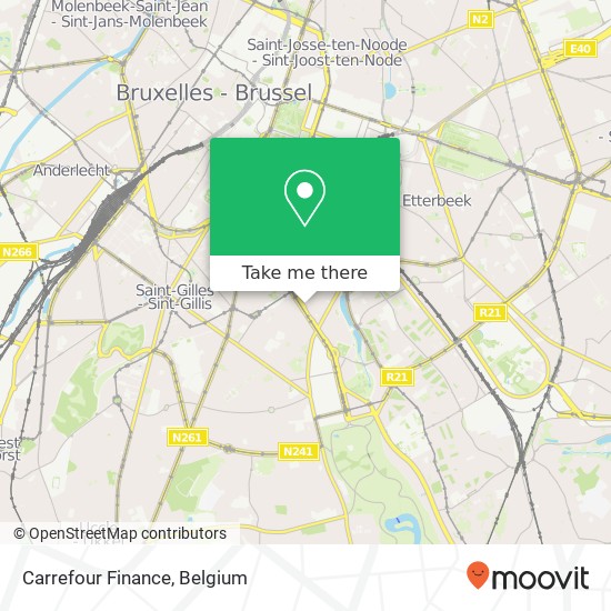 Carrefour Finance map