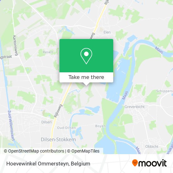 Hoevewinkel Ommersteyn map