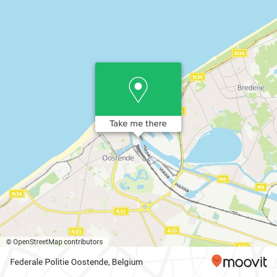 Federale Politie Oostende map