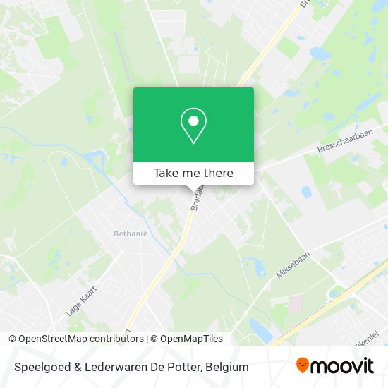 Speelgoed & Lederwaren De Potter plan