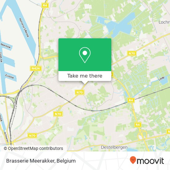 Brasserie Meerakker map