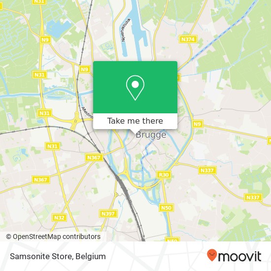 Samsonite Store map