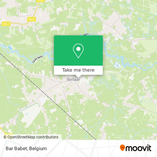 Bar Babet map