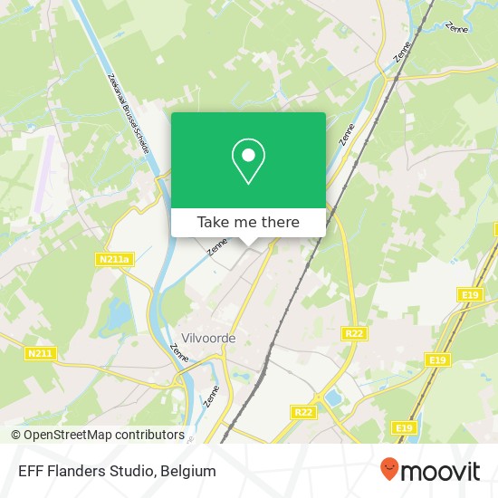 EFF Flanders Studio map