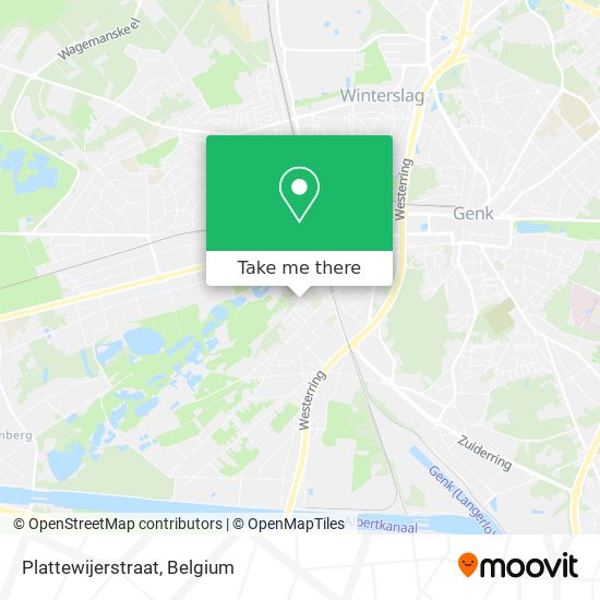 Plattewijerstraat map