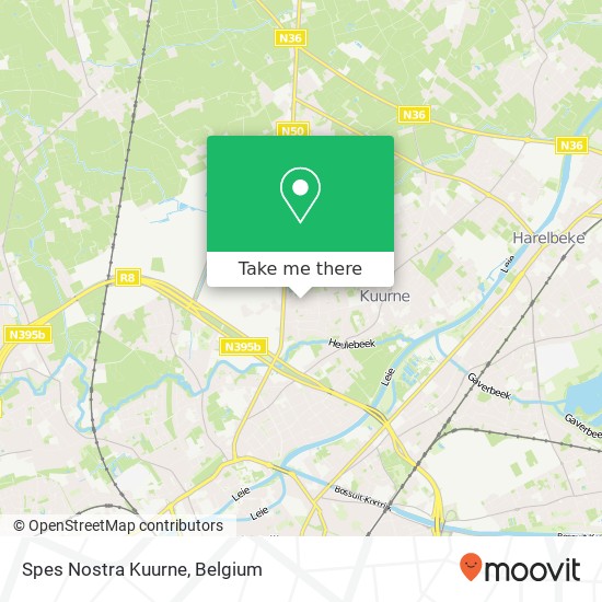 Spes Nostra Kuurne map