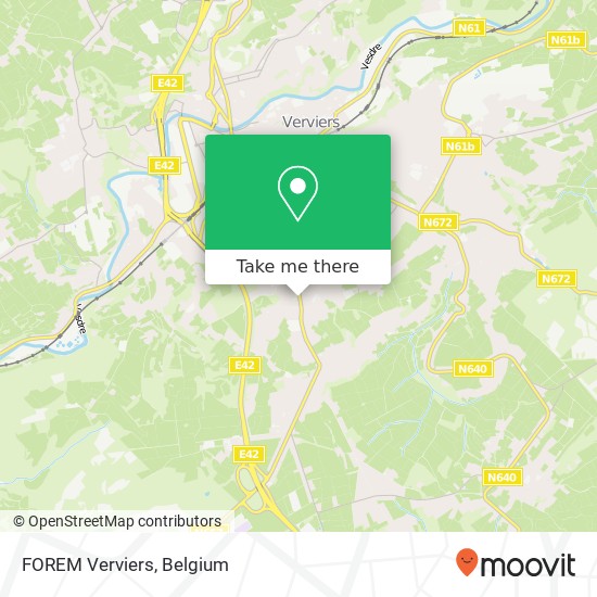 FOREM Verviers plan