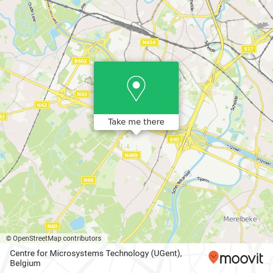 Centre for Microsystems Technology (UGent) map