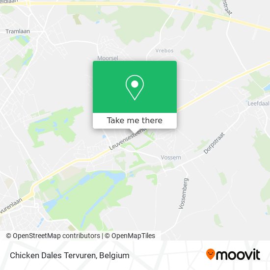 Chicken Dales Tervuren map