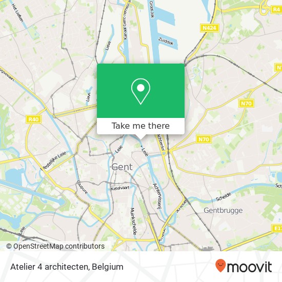 Atelier 4 architecten map