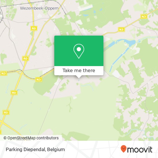 Parking Diependal map